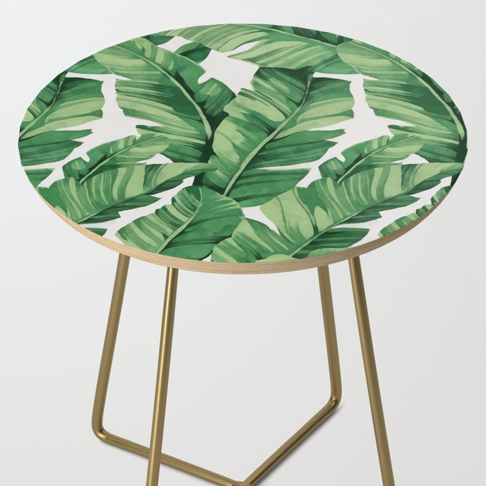 Tropical banana leaves VI Side Table Gallery Image 2