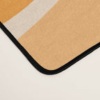 Modern Retro Liquid Swirl Abstract in Light Pumpkin Orange Desk Mat Gallery Image 4