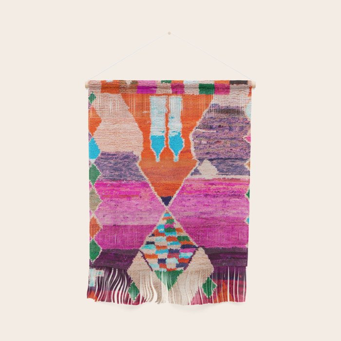 Traditional Oriental Moroccan Berber Rug Design Wall Hanging Gallery Image 1