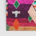 Traditional Oriental Moroccan Berber Rug Design Poster Gallery Image 3