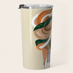 This Too Shall Pasta | Funny Quote Positivity Food Typography, Italian Illustration Noodles Growth Mindset Pastel Painting Travel Mug Gallery Image 3
