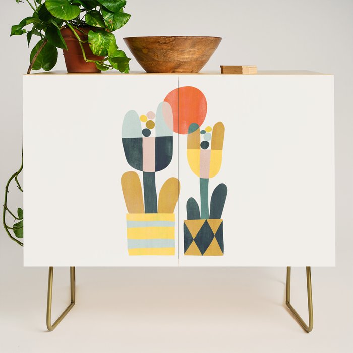 Two flowers Credenza Gallery Image 1