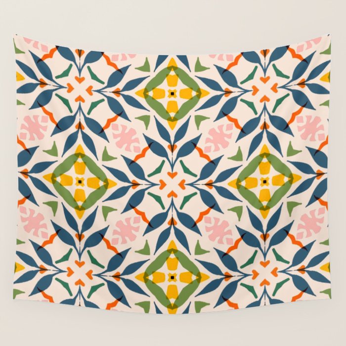Scandi garden Wall Tapestry Gallery Image 4
