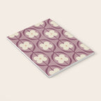 Violet Retro Flowers Vintage Daisy Floral Geometric Notebook Gallery Image 3