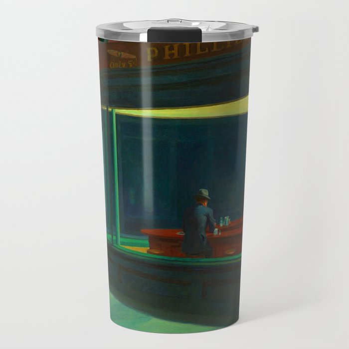  Edward Hopper - Night Hawks Travel Mug Gallery Image 1