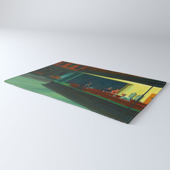  Edward Hopper - Night Hawks Rug Gallery Image 3