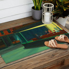  Edward Hopper - Night Hawks Outdoor Rug Gallery Image 2