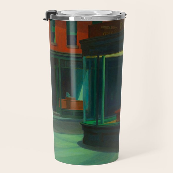  Edward Hopper - Night Hawks Travel Mug Gallery Image 3