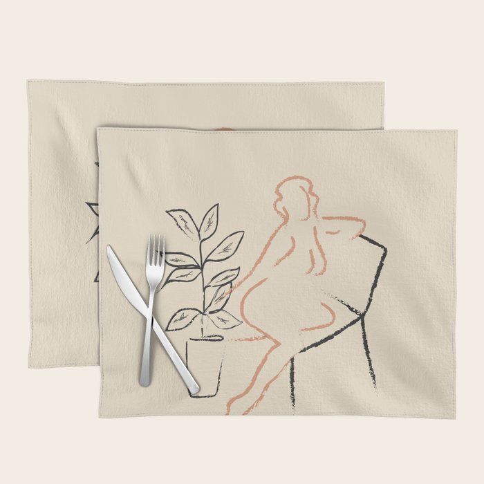 Nude Line Placemat Gallery Image 1