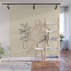 Nude Line Wall Mural Gallery Image 1