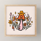 Mushroom Cowboy Mini Art Print Gallery Image 1