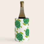 Sea Turtle - Green Palette Wine Chiller Gallery Image 2