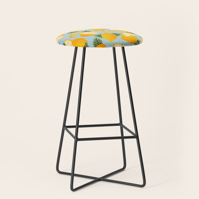 Lemon Pattern - Amalfi Coast Cocktails Stool Gallery Image 1