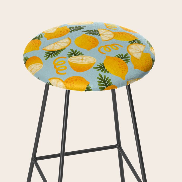 Lemon Pattern - Amalfi Coast Cocktails Stool Gallery Image 2