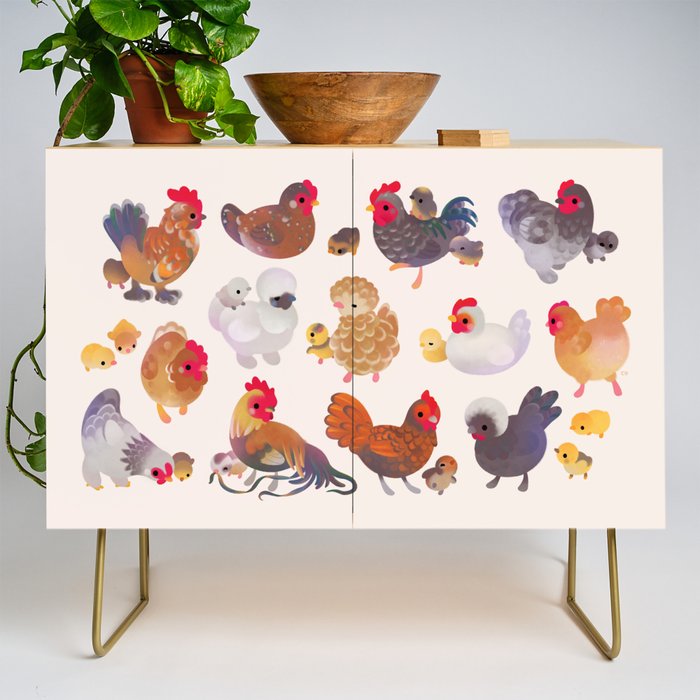 Chicken and Chick Credenza Gallery Image 1