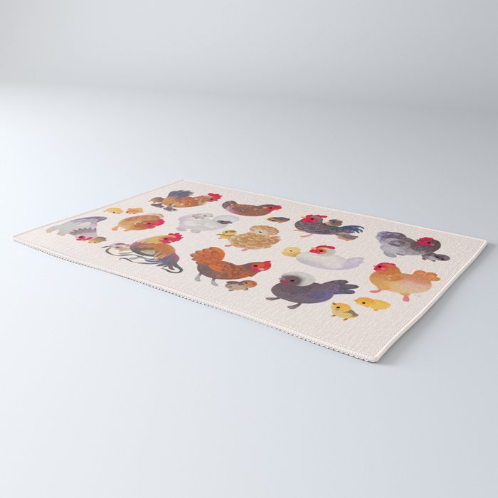 Chicken and Chick Rug Gallery Image 3