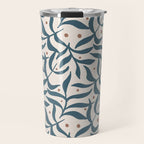 Branches and Berries - Teal and Mocha Travel Mug Gallery Image 1
