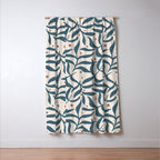 Branches and Berries - Teal and Mocha Window Curtain Gallery Image 3