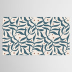Branches and Berries - Teal and Mocha Tablecloth Gallery Image 2
