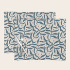 Branches and Berries - Teal and Mocha Placemat Gallery Image 1