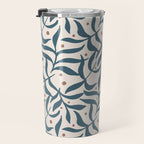 Branches and Berries - Teal and Mocha Travel Mug Gallery Image 3