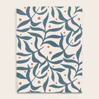 Branches and Berries - Teal and Mocha Notebook Gallery Image 4