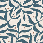 Branches and Berries - Teal and Mocha Coffee Mug Gallery Image 2