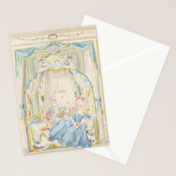 Marie Antoinette Petite Maison Stationery Card Gallery Image 2