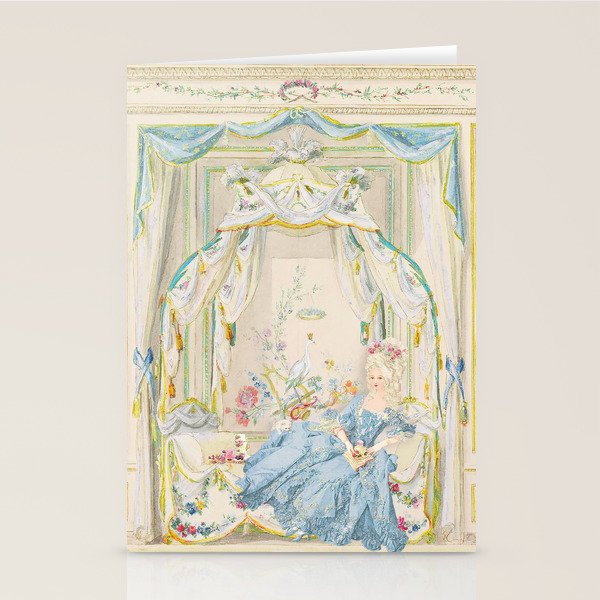 Marie Antoinette Petite Maison Stationery Card Gallery Image 1