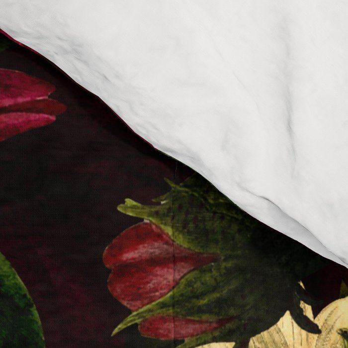 Dutch Midnight Vintage Red Roses Garden Comforter Gallery Image 4