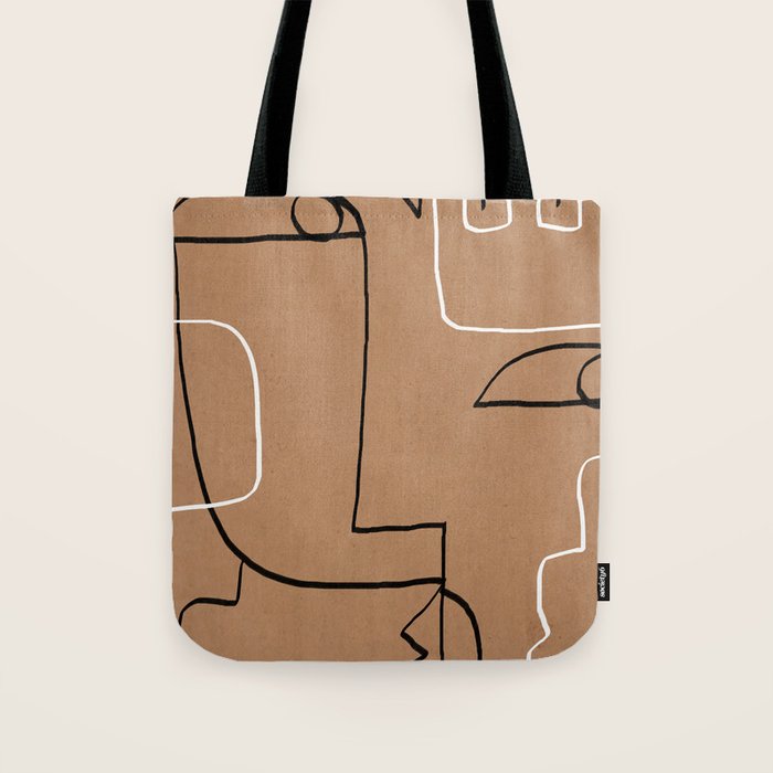 Abstract line art 40 Tote Bag Gallery Image 1
