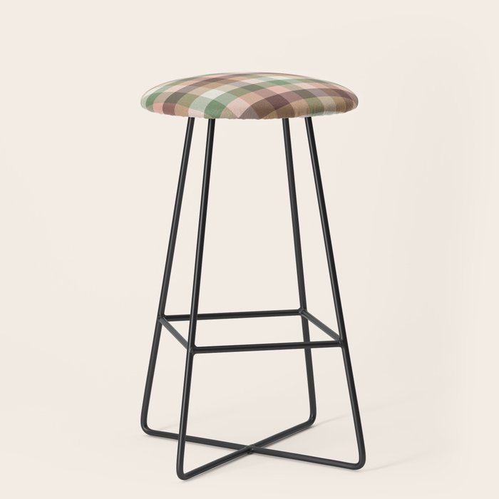 Timberland Gingham Plaid Cozy Heirloom Multi Stool