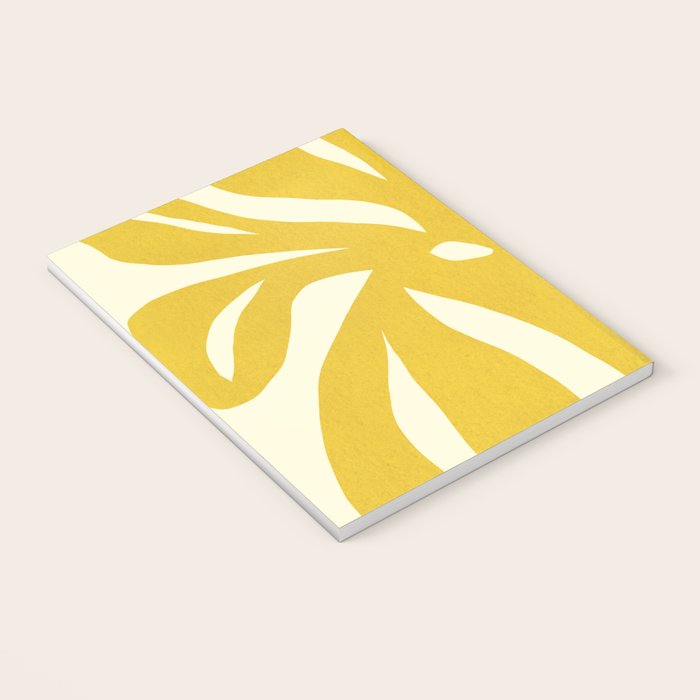 Abstract-botanical 29-yellow Notebook Gallery Image 3