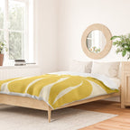 Abstract-botanical 29-yellow Duvet Cover Gallery Image 2