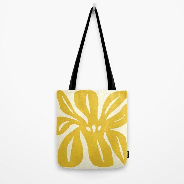 Abstract-botanical 29-yellow Tote Bag Gallery Image 2