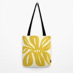 Abstract-botanical 29-yellow Tote Bag Gallery Image 2