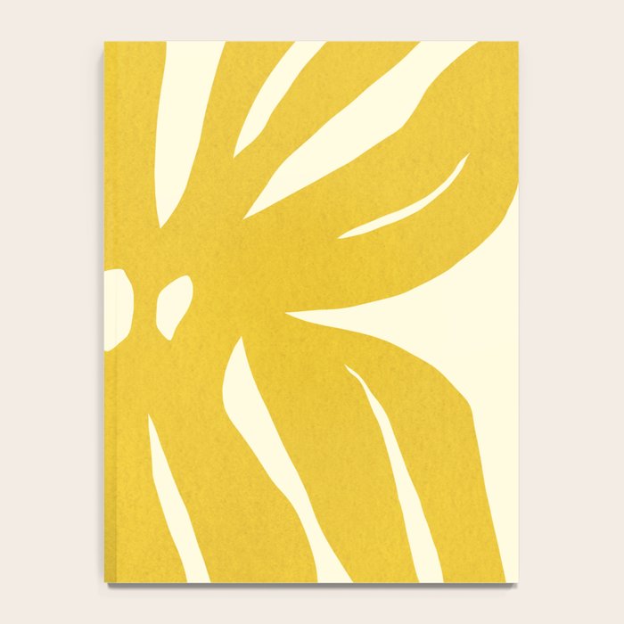 Abstract-botanical 29-yellow Notebook Gallery Image 4