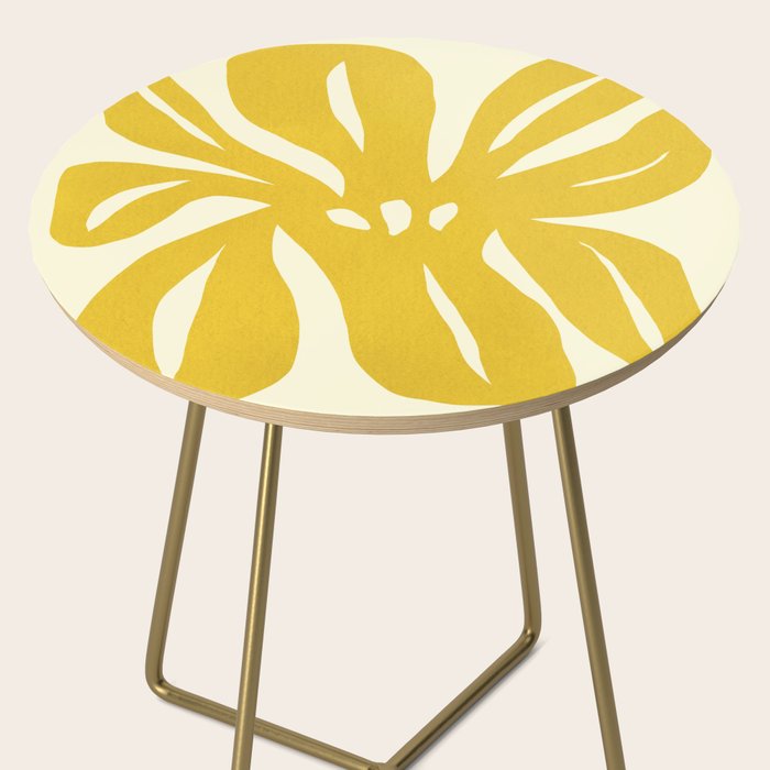 Abstract-botanical 29-yellow Side Table Gallery Image 2