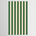 Simple Stripes Pattern - Deep Green Tablecloth Gallery Image 2