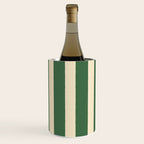 Simple Stripes Pattern - Deep Green Wine Chiller Gallery Image 3