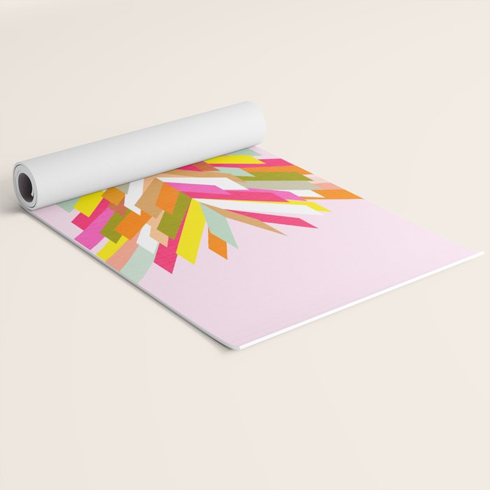 Rainbow Christmas Tree Yoga Mat Gallery Image 2
