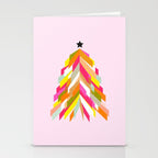 Rainbow Christmas Tree Stationery Card Gallery Image 2