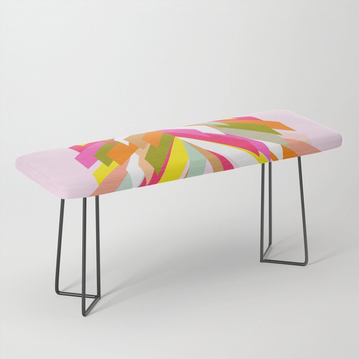 Rainbow Christmas Tree Bench Gallery Image 1