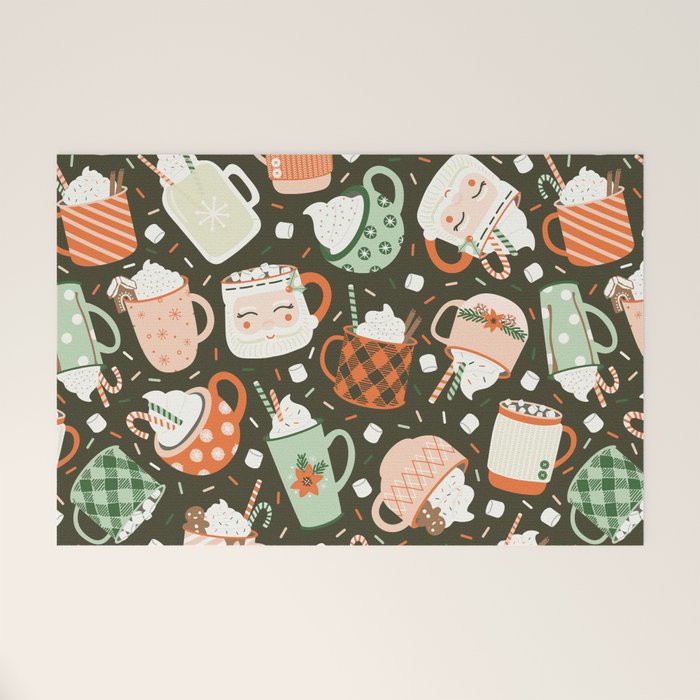 Christmas Cocoa Welcome Mat Gallery Image 1