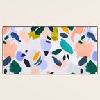 TERRAZZO BRUSHSTROKES Desk Mat Gallery Image 3