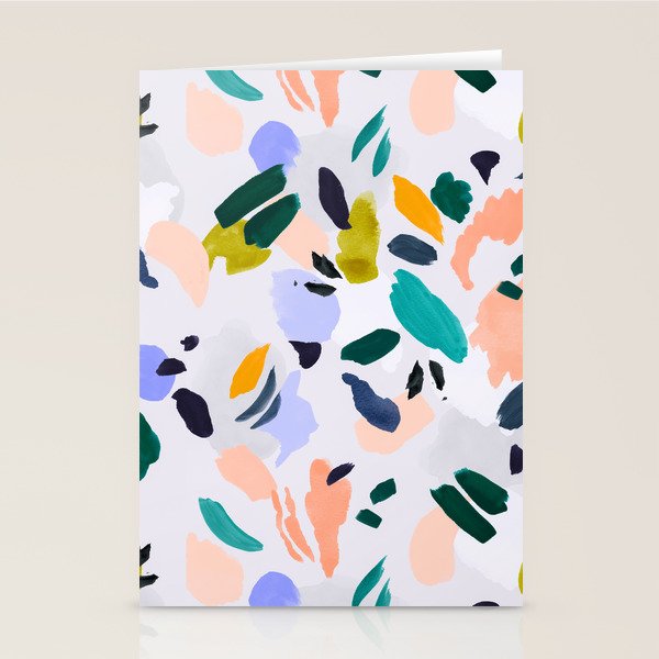 TERRAZZO BRUSHSTROKES Stationery Card Gallery Image 2