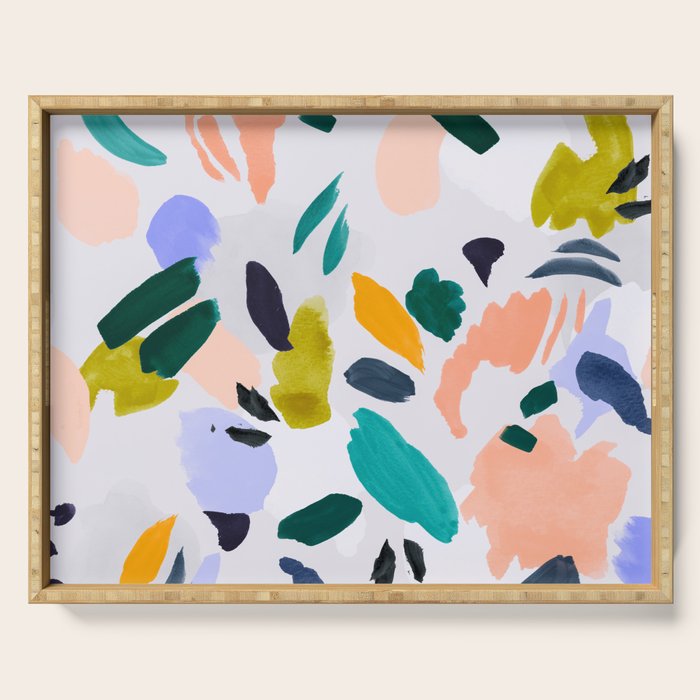 TERRAZZO BRUSHSTROKES Serving Tray Gallery Image 1
