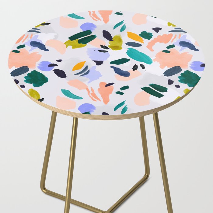 TERRAZZO BRUSHSTROKES Side Table Gallery Image 2