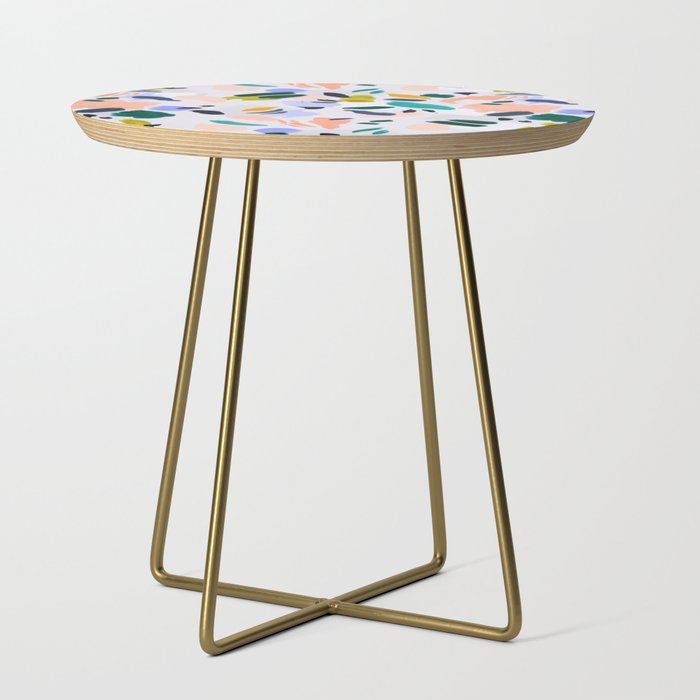 TERRAZZO BRUSHSTROKES Side Table Gallery Image 1