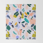 TERRAZZO BRUSHSTROKES Throw Blanket Gallery Image 2